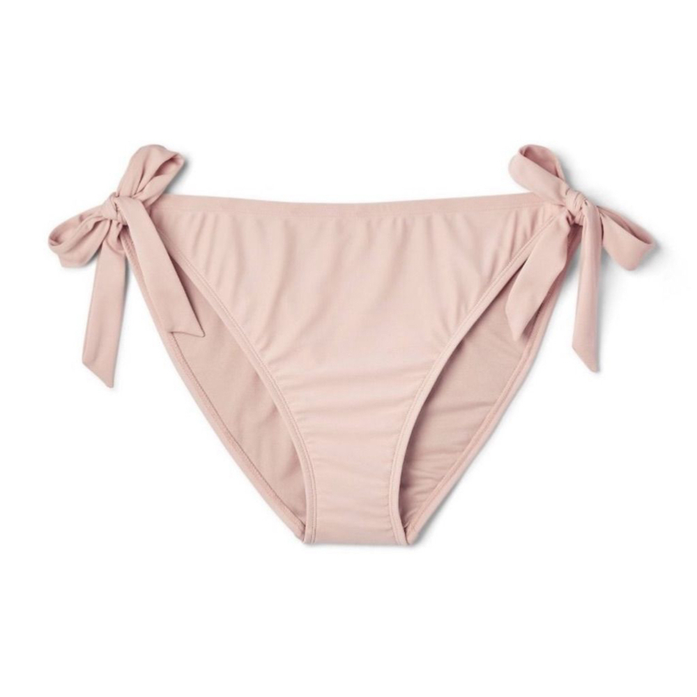 Women's Wild Fable nude Tie Side Bikini Bottoms, sizes XL, 1X and 2X available